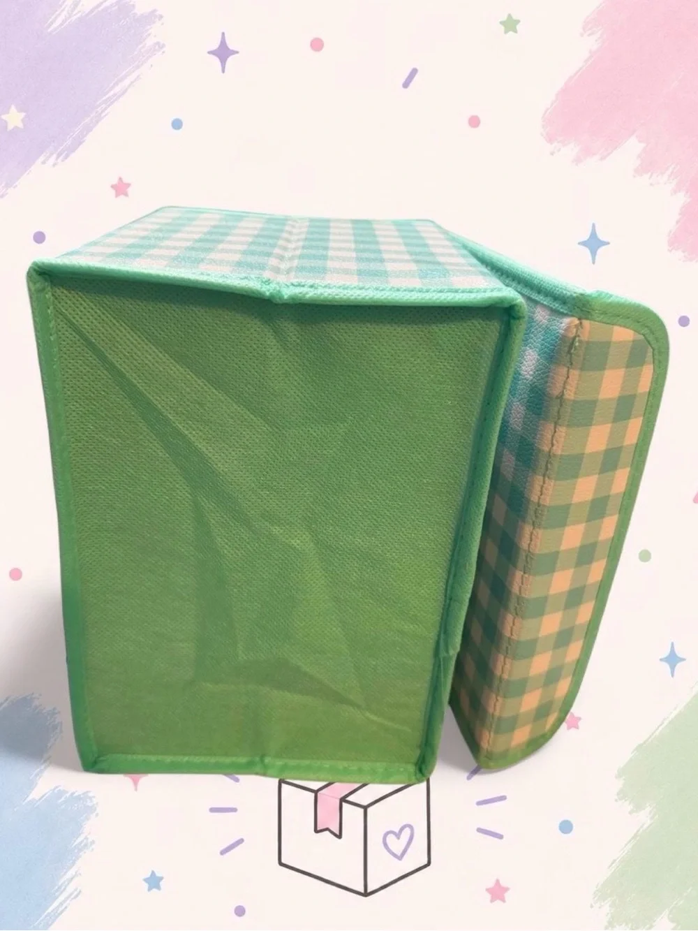 Pochacco Green Gingham Storage Box